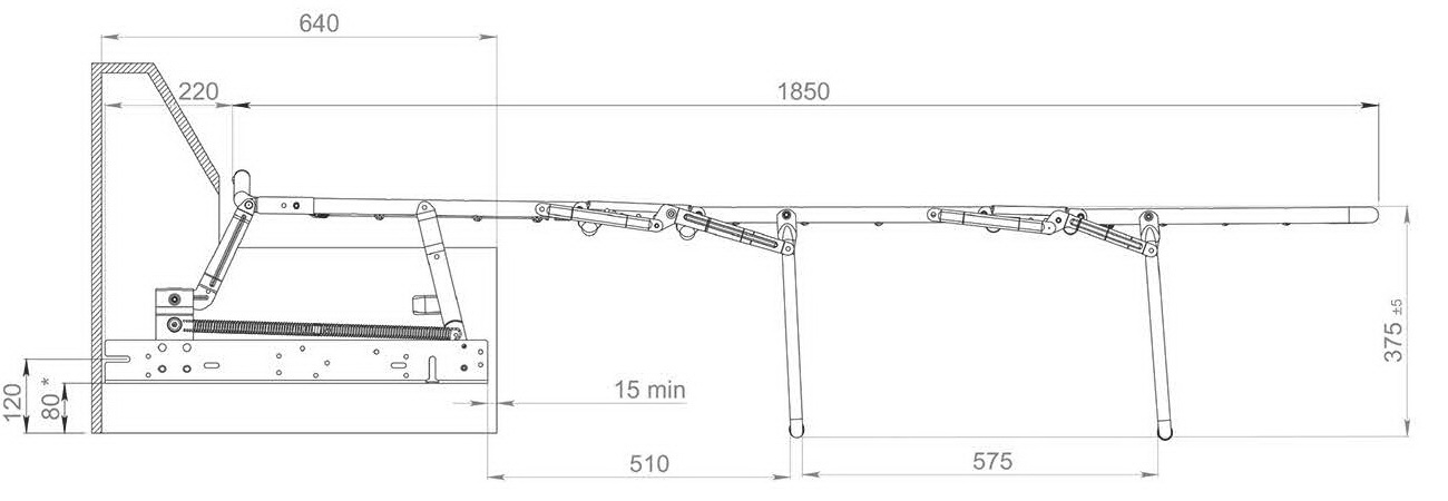 Механизм трансформации Сюзи 122 с матрасом ППУ 60 мм