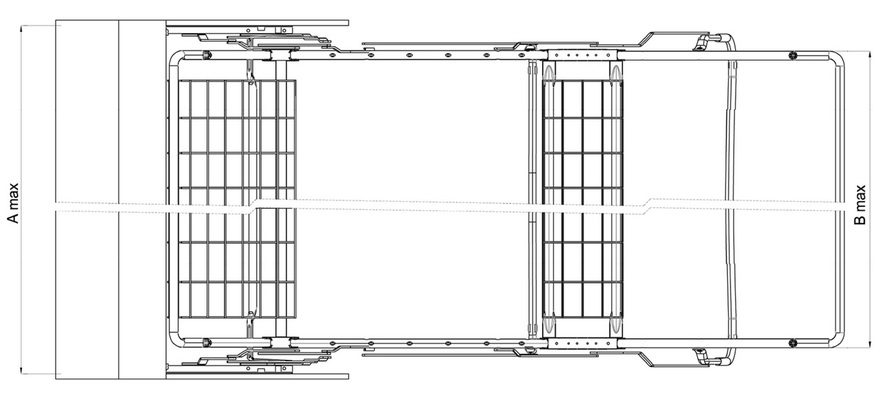 Механизм трансформации Лука H10 172  без матраса