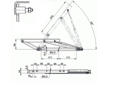 Механизм СЗ № 520 без газлифтов
