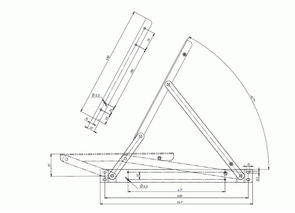 Механизм СЗ № 570 без газлифтов