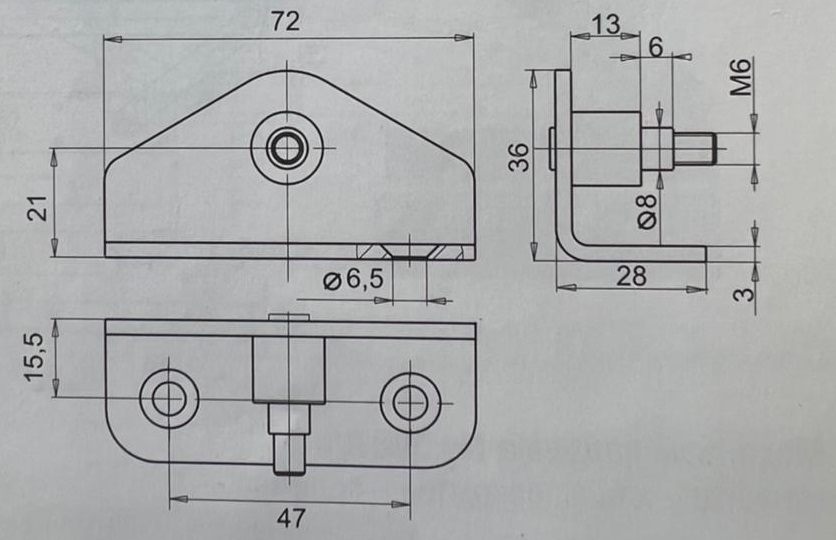 Держатель газлифта СЗ № 592