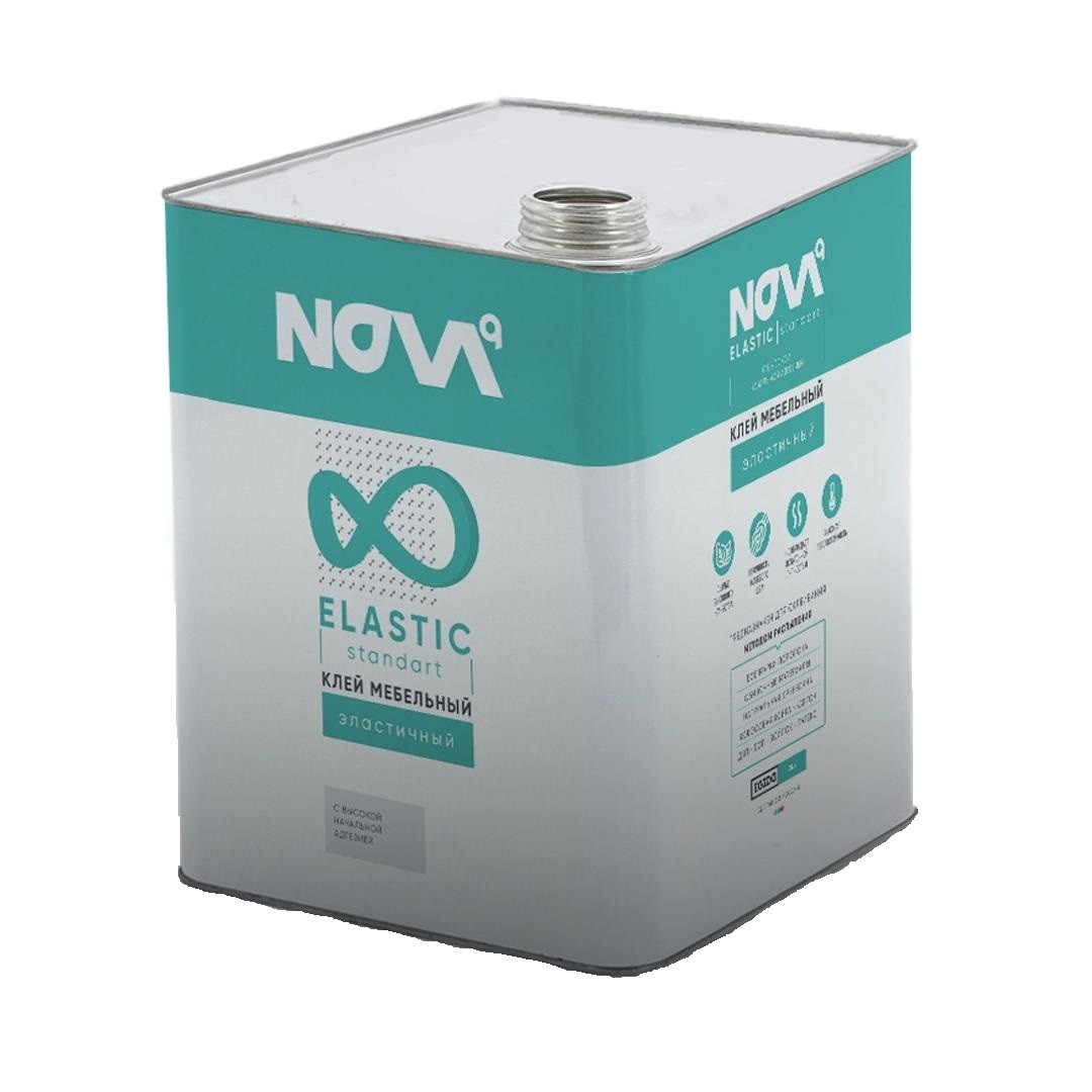 Клей мебельный NOVA ELASTIC standart красный 225 кг