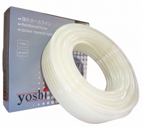 Шланг Yoshi армированный 8х12 50 м прямой