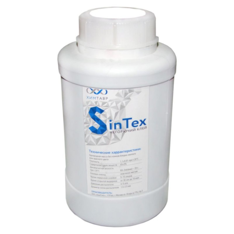 Клей мебельный SinTex янтарный 1 кг