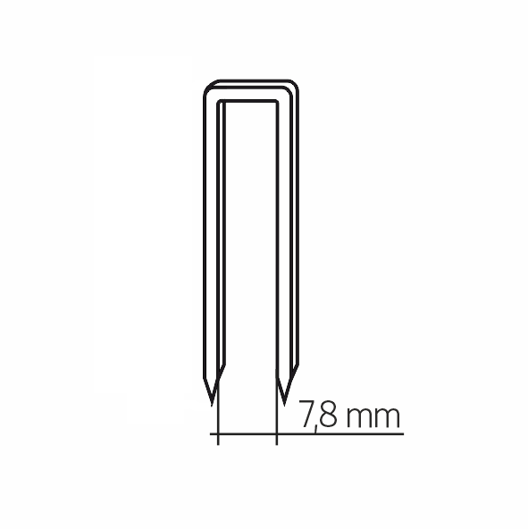 Скоба каркасная Prebena L 35 cnk