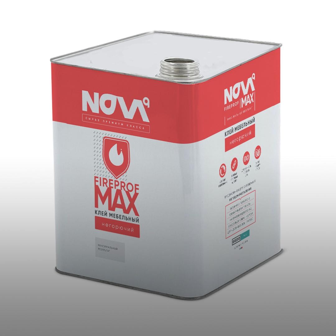 Клей мебельный NOVA FIREPROF MAX янтарный 15 кг