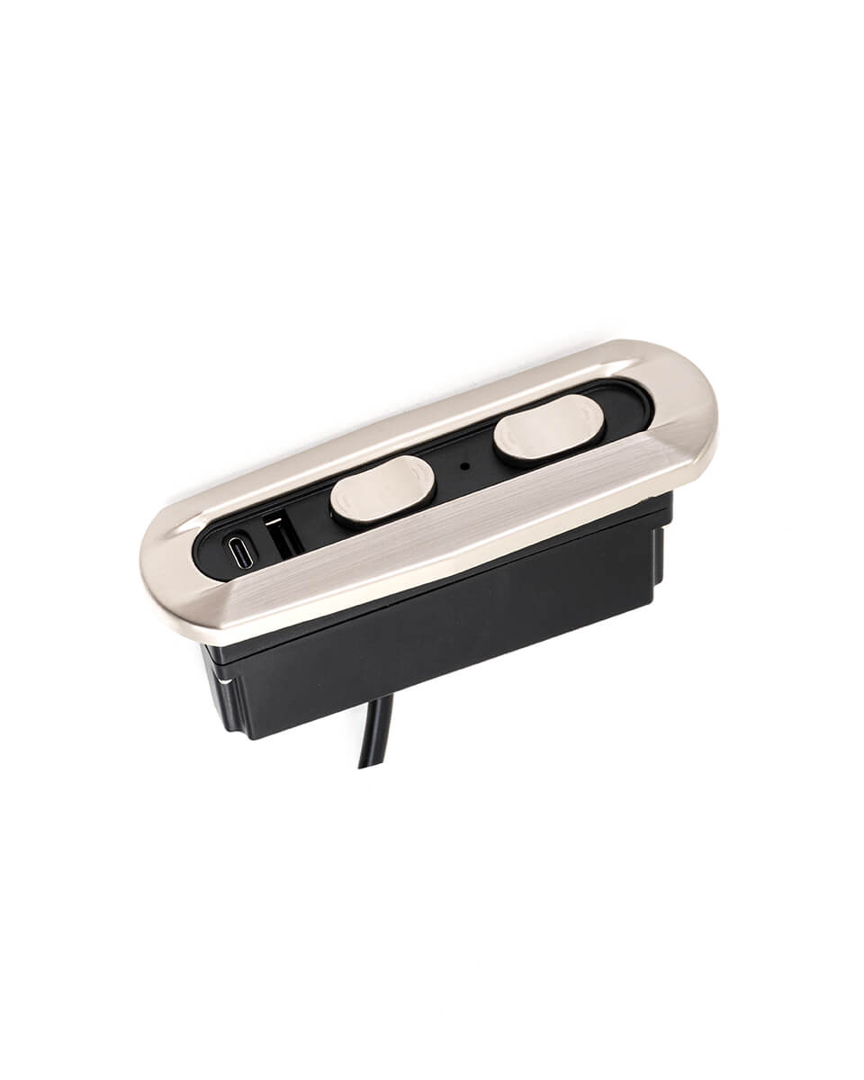 Пульт ADHS010, врезной, с подсветкой, USB, Type C фото